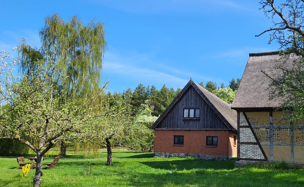 Garten Blick von Westen