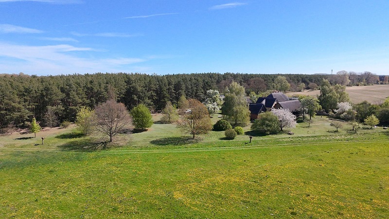 Ansicht Hof Blick nach Koserow